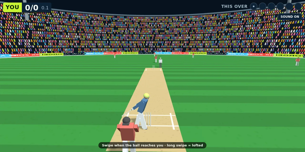 Willow Wars: a batter follows through under stadium lights